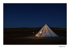 Camping dans le désert