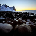 PP - sunset on the rocks
